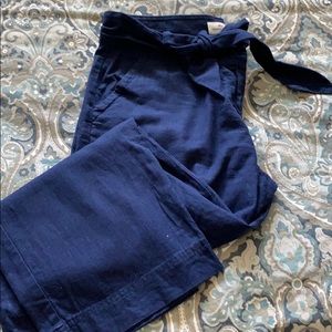 Vineyard Vines linen catamaran pants navy